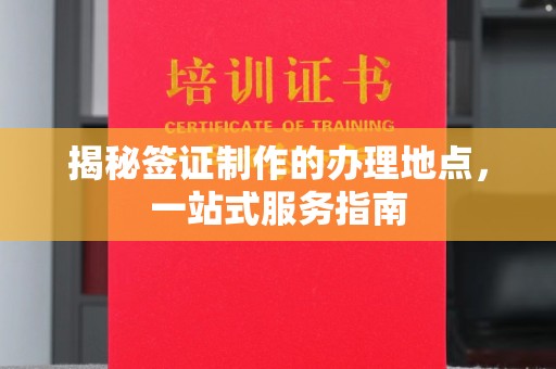 徐汇揭秘签证制作的办理地点，一站式服务指南